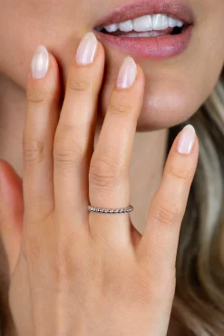 ZINZI zilveren ring glad bol ZIR923
