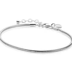 ZINZI zilveren ronde slangen armband (2mm breed) 17-21cm ZIA2849