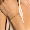 ZINZI zilveren scroll schakel armband (1,6mm breed) waarbij de schakels een dubbele krul/kronkeling maken 17-20cm ZIA2479