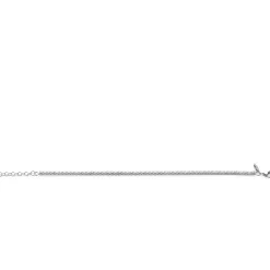 ZINZI zilveren tennis armband 3mm breed en bezet met witte zirkonia's in vierkante kastzettingen 17-20cm ZIA2665