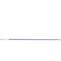 ZINZI zilveren tennis armband 2,1mm breed met rijzetting saffierblauwe kleurstenen ZIA2891B