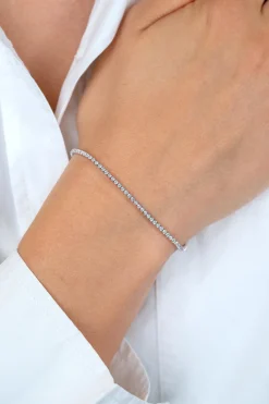 ZINZI zilveren tennis armband 1,7mm breed met rijzetting witte zirconia's ZIA2794