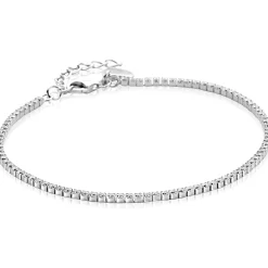 ZINZI zilveren tennis armband 1,7mm breed met rijzetting witte zirconia's ZIA2794